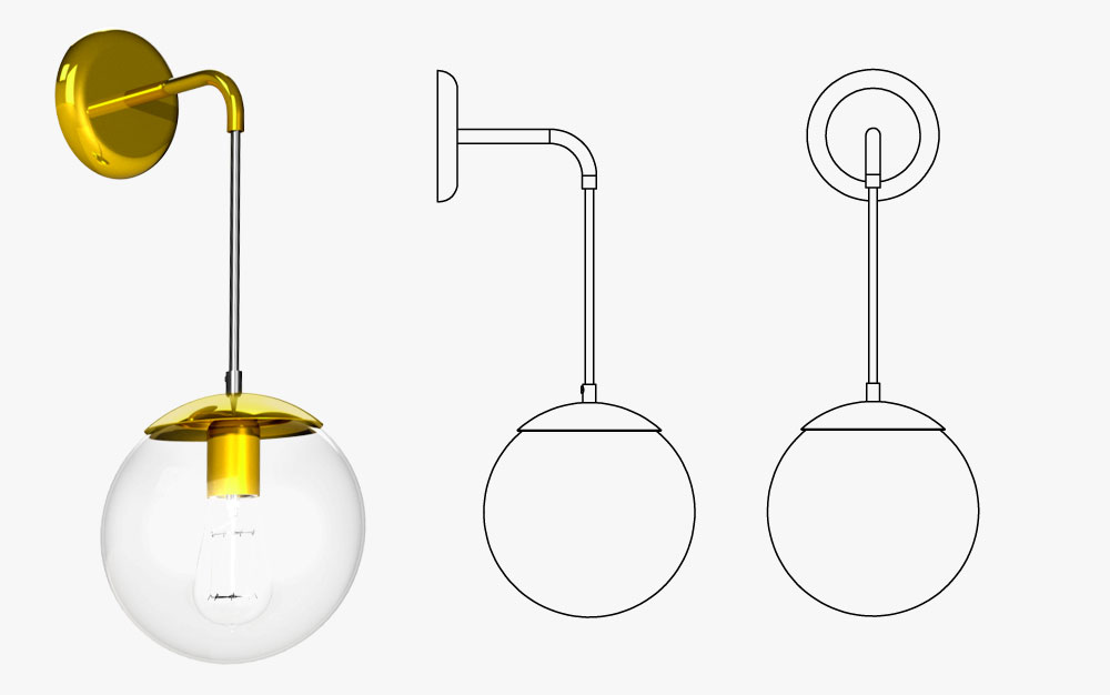 Custom Sconce 8
