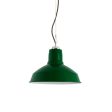 12" Dino Studio Light, 307-Emerald Green, CSBB-Black & Brown Chevron Cord