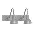 8" Wilcox Double Vanity, 975-Galvanized