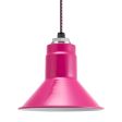 Canal Pendant Light, 490-Magenta, CSBP-Black & Pink Cloth Cord