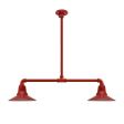 Aero 2-Light, 400-Barn Red, 12" Arms, Heavy Duty Canopy