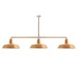 The Original™ 3-Light, 995-Natural Raw Copper, 24" Arms, 18" Stem