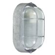 Amidships Bulkhead Wall Mount Light Fixture | Large, 975-Galvanized