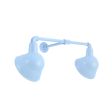 Dual Arm Emblem Sign Light, 10" Shades, 715-Delphite