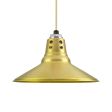 14" Aero Vented, 997-Natural Raw Brass, Circle Vents, CSGW-Gold & White Cloth Cord