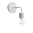Downtown Minimalist Sconce, 200-White, Victorian 25w Edison-Style Bulb