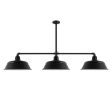 Bomber 3-Light, 100-Black, 24" Arms