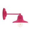 Mini Eclipse Wall Sconce, 490-Magenta, G33 Mini Straight Arm | Shown with Nostalgic Edison Bulb