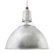 16" Wilcox Uplight, 975-Galvanized, CRZ-Red Chevron Cord