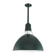 16" Wilcox Uplight, 300-Dark Green, 12" Stem