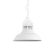 14" Outback, 200-White, RIB-Ribbed Glass, CSW-White Cloth Cord