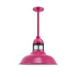 16" Outback, 490-Magenta, Guard in 100-Black, RIB-Ribbed Glass