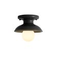 Kao Flush Mount, 100-Black