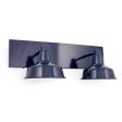 Austin Double Straight Arm Vanity Light, 705-Navy