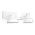 Austin Double Straight Arm Vanity Light, 200-White