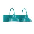 10" Austin 2-Light Vanity Sconce, 390-Teal