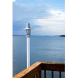 Seaside Industrial Guard Post Mount, 975-Galvanized, FST-Frosted Glass | Courtesy of Homeowner