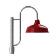16" Avalon, 400-Barn Red, Single Decorative Post Mount, 975-Galvanized, Fluted Direct Burial Pole, 975-Galvanized