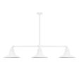 Aero 3-Light, 200-White, 18" Arms, Standard Canopy