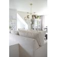 Downtown Minimalist 3-Light Chandelier, 997-Natural Raw Brass | Photo Courtesy of Homeowner