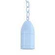 Bullet Chain Hung LED Pendant, 715-Delphite PTMP, SWH-Standard White Cord