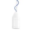 Bullet Chain Hung LED Pendant,  200-White, CSUW-Blue & White Cloth Cord