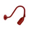 Bullet Gooseneck LED Sign Light, 400-Barn Red, G15 Gooseneck Arm