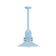 12" Cherokee, 715-Delphite Blue, FST-Frosted Glass
