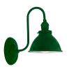 6" Gladstone Dome Shade Sconce, 307-Emerald Green, No Switch