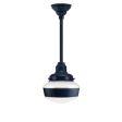 Primary LED Schoolhouse Stem Mount, 705-Navy, Small Clear Glass, Single Painted Band