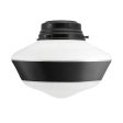 Primary Schoolhouse Flush Mount Light, 100-Black, Single Painted Band