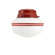 Primary Schoolhouse Flush Mount Light, 400-Barn Red, Double Painted Band
