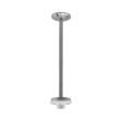 Retro Renovation Porcelain & Galvanized Pendant