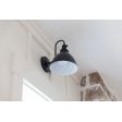 8" Gladstone Dome Shade Sconce, 100-Black, Paddle Switch | Photo Courtesy of Janna @yellowprairieinteriors