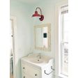 Austin Wall Sconce, 10" Shade, 400-Barn Red | Photo Courtesy of Rental Home Owner, www.5wharflane.com