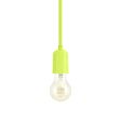 Downtown Minimalist Stem Mount Pendant, 380-Chartreuse, Edison-Style Victorian Bulb