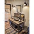 (2) Fargo Wall Sconces, 999-Oil-Rubbed Copper Shade, 100-Black Mounting, No Switch | Photo Courtesy of Cobalt Living and Ashlee Newman Photography