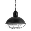 14" Dino, 100-Black, Wire Cage, SBK-Standard Black Cord