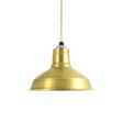 12" Dino, 997-Natural Raw Brass, CSGW-Gold & White Cloth Cord