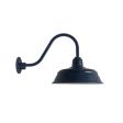 15" Bomber, 705-Navy, G11 Gooseneck Arm
