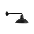 14" Dino, 100-Black, G1 Straight Arm