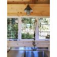 11" Bomber Wall Sconce, M103-Marine Grade Black, CGG-Standard Cast Guard, FST-Frosted Glass | Customer Submission