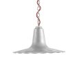 14" Seaside, 975-Galvanized, CSR-Red Cloth Cord