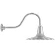 16" Seaside, 975-Galvanized, G22 Gooseneck Arm