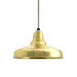 16" Union, 997-Natural Raw Brass, CSBG-Black & Gold Cloth Cord