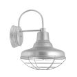 12" Union Sconce, 975-Galvanized, Wire Cage