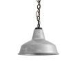 10" Avalon, 975-Galvanized, Mounting in 100-Black, CSBG-Black & Gold Cloth Cord