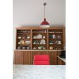 16" Wilcox, 400-Barn Red, Galvanized Chain with Red Chevron Cord | Courtesy of A Spicy Perspectiv