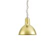 10" Wilcox, 997-Natural Raw Brass, Mounting in 975-Galvanized, CSGW-Gold & White Cloth Cord