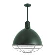 16" Wilcox, 300-Dark Green, Wire Cage, 975-Galvanized